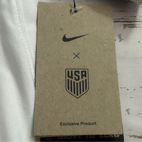 Nike Dri-Fit ADV USA 2024 Match Home Soccer Jersey Kids Large White FJ1527-101 - Picture 3 of 9